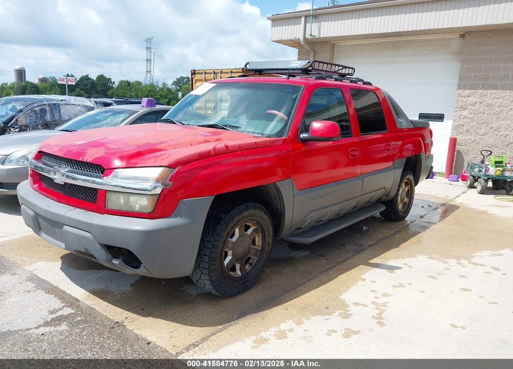 2002 CHEVROLET AVALANCHE 1500 VIN: 3GNEK13T72G176061