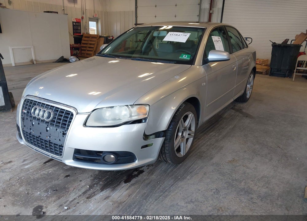 2008 AUDI A4 2.0T VIN: WAUDF78E68A099502