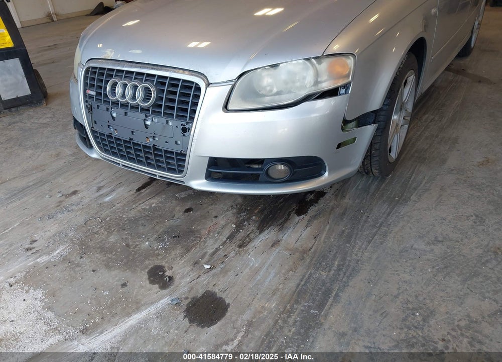 2008 AUDI A4 2.0T VIN: WAUDF78E68A099502
