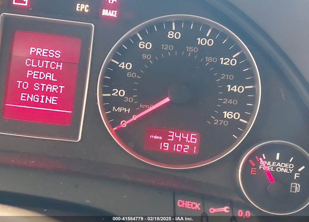2008 AUDI A4 2.0T VIN: WAUDF78E68A099502