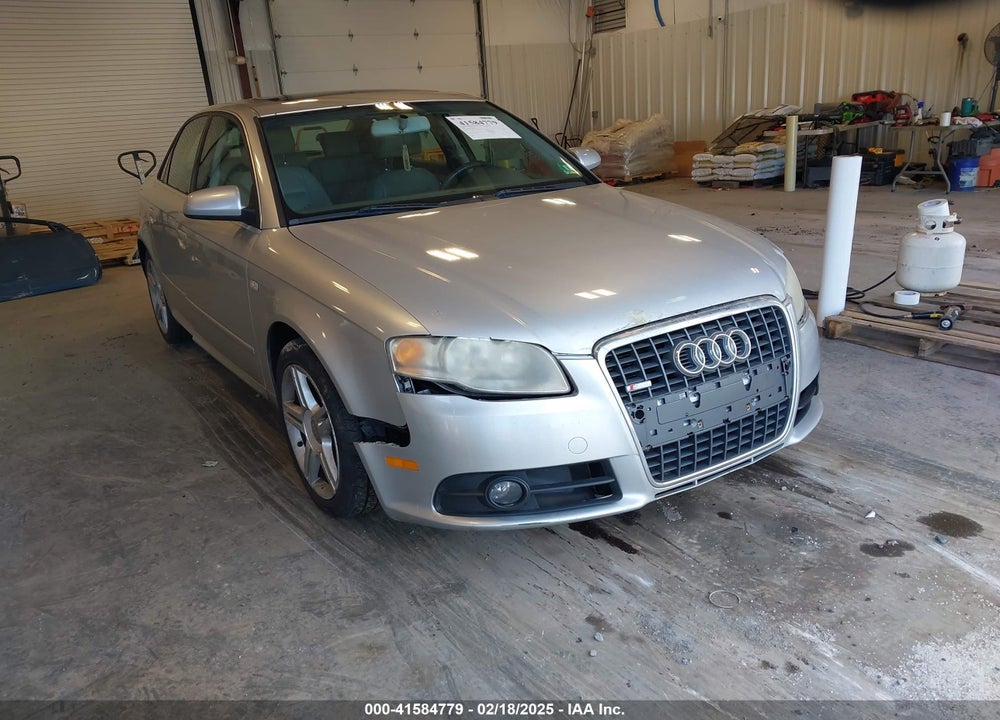 2008 AUDI A4 2.0T VIN: WAUDF78E68A099502