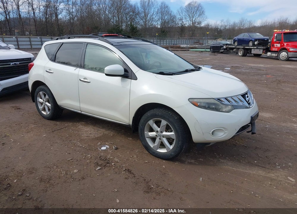 2010 NISSAN MURANO SL VIN: JN8AZ1MW4AW107697
