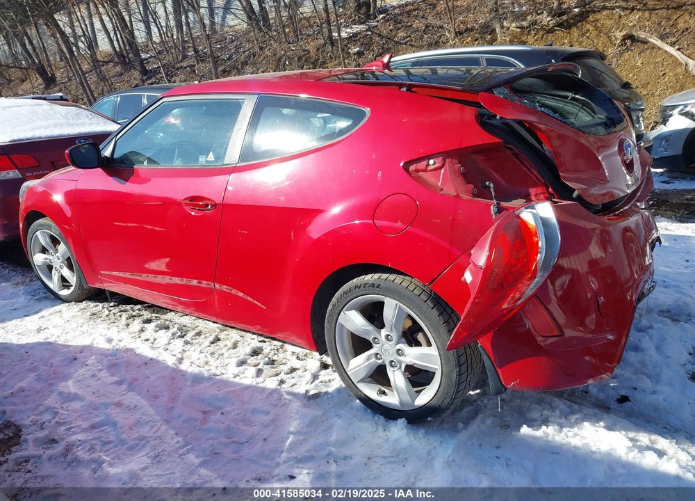 2013 HYUNDAI VELOSTER VIN: KMHTC6AD9DU093541