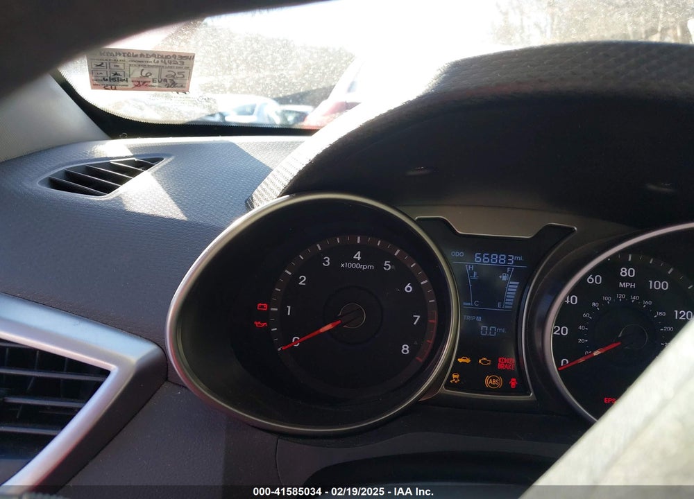 2013 HYUNDAI VELOSTER VIN: KMHTC6AD9DU093541