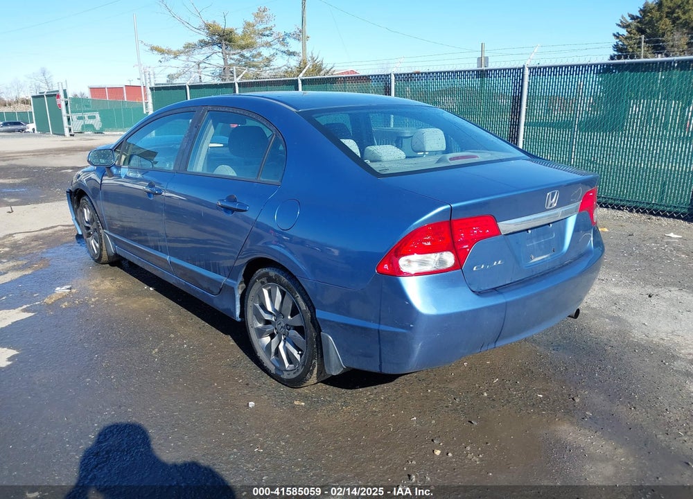 2009 HONDA CIVIC EX VIN: 1HGFA16889L030113