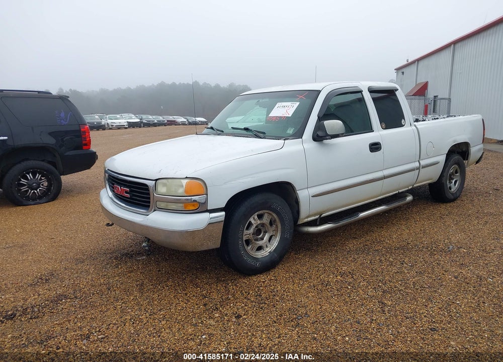 2002 SIERRA GMC  1500 SLE VIN: 2GTEC19V821311698