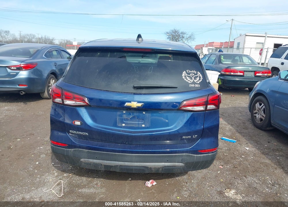 2022 CHEVROLET EQUINOX AWD LT VIN: 3GNAXUEVXNL223451