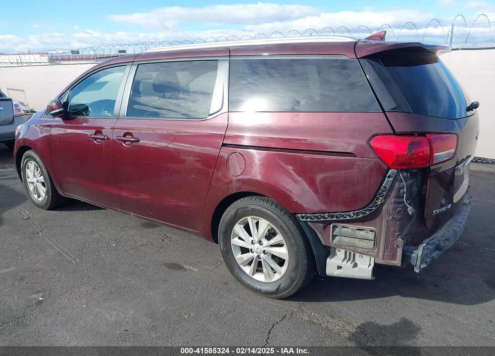2017 KIA SEDONA VIN: KNDMB5C10H6267452