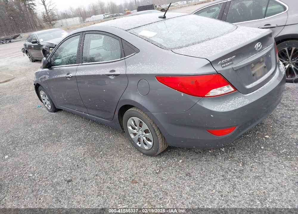 2017 HYUNDAI ACCENT VIN: KMHCT4AE5HU318783