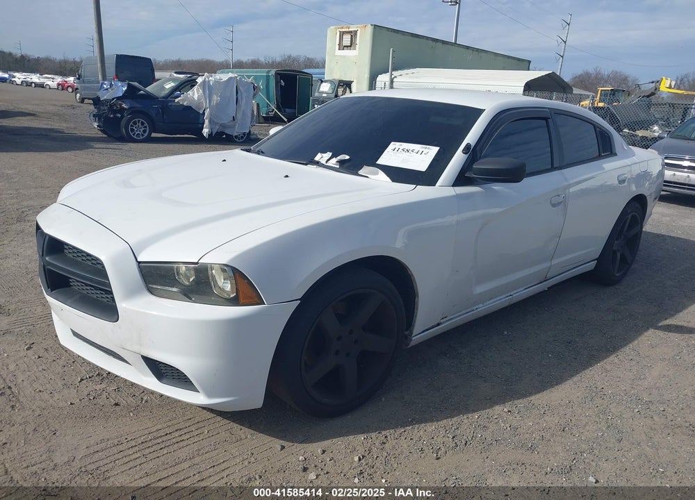 2014 DODGE CHARGER POLICE VIN: 2C3CDXAT1EH245576