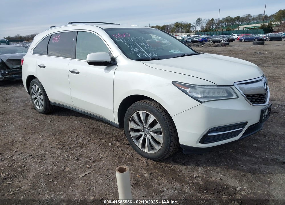 2015 ACURA MDX TECHNOLOGY PKG W/ENTERTAINMENT PKG VIN: 5FRYD4H62FB027460
