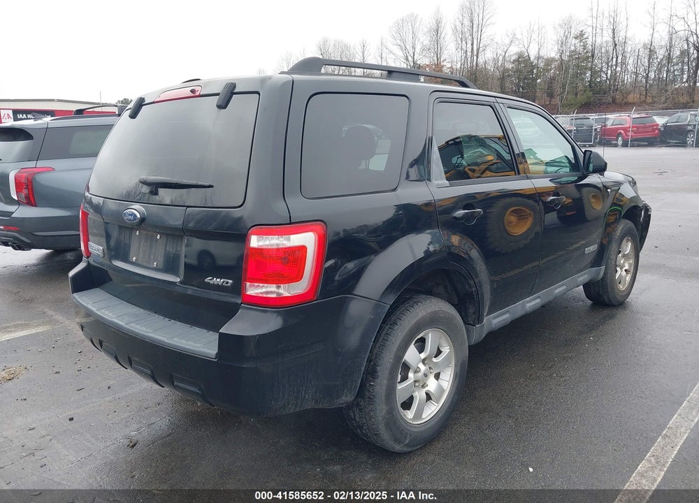 2008 FORD ESCAPE LIMITED VIN: 1FMCU94118KD84603