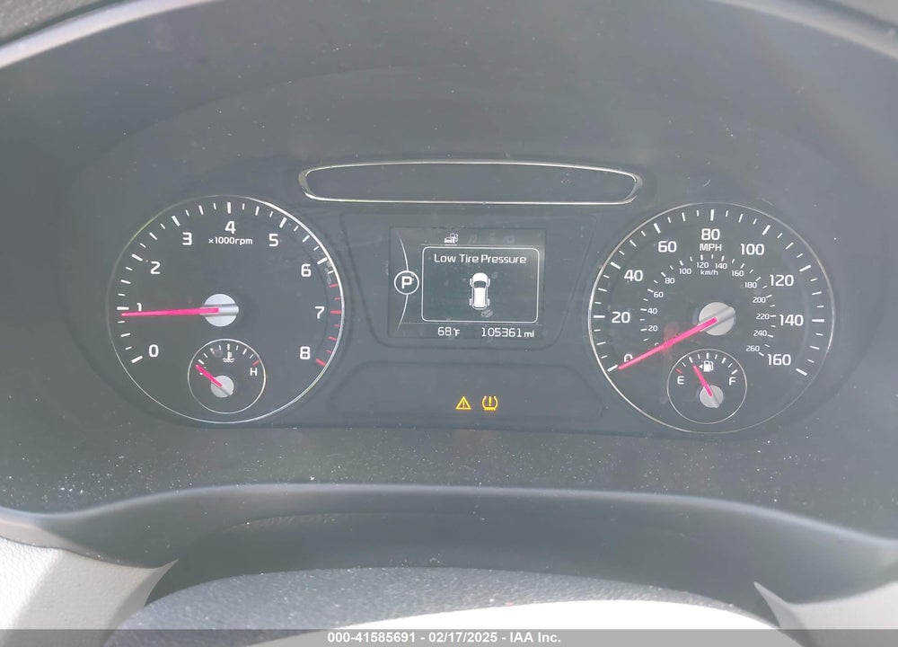 2017 KIA SORENTO 2.0T EX VIN: 5XYPH4A12HG274408
