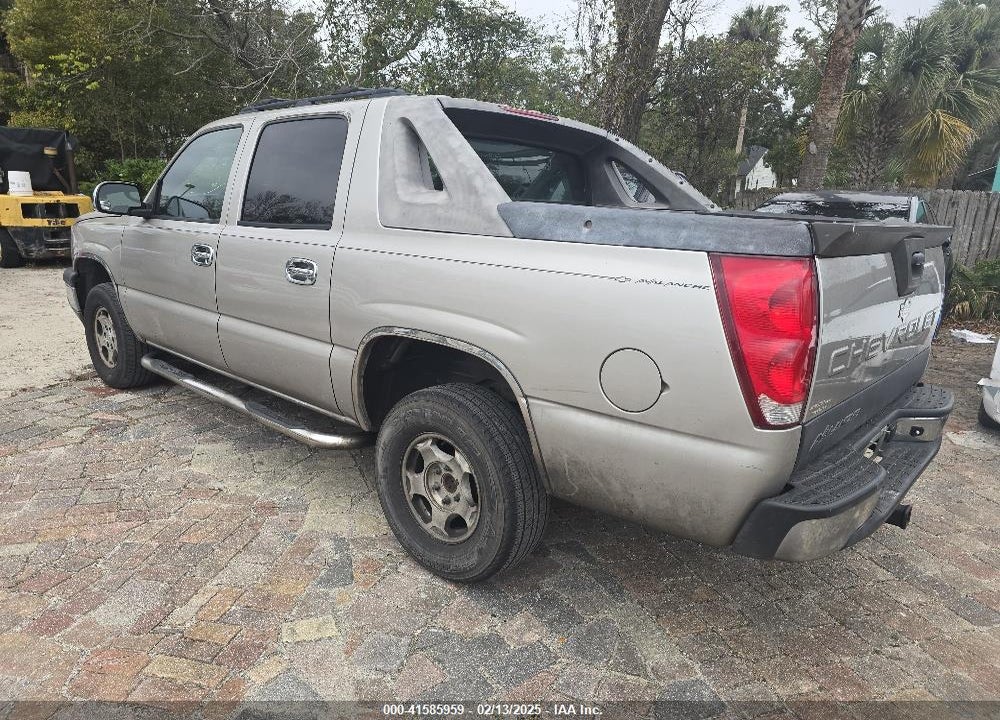2005 CHEVROLET AVALANCHE 1500 LS VIN: 3GNEC12ZX5G295455