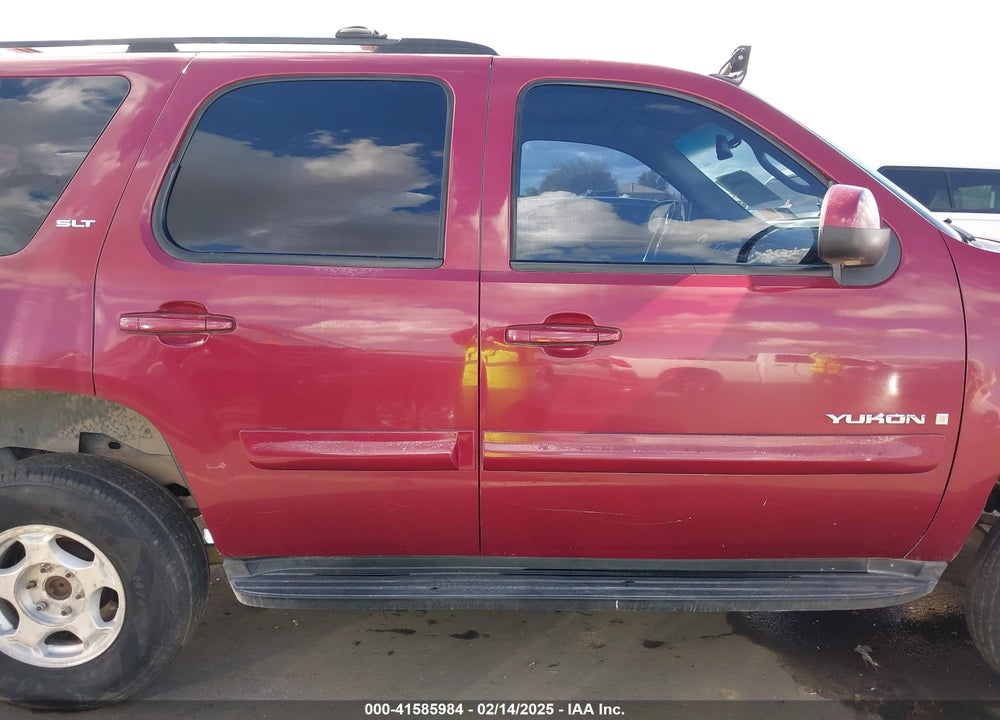 2007 GMC YUKON SLT VIN: 1GKFK13027J117898