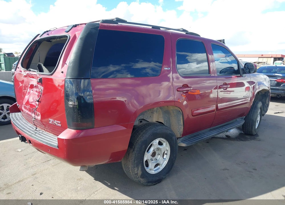 2007 GMC YUKON SLT VIN: 1GKFK13027J117898