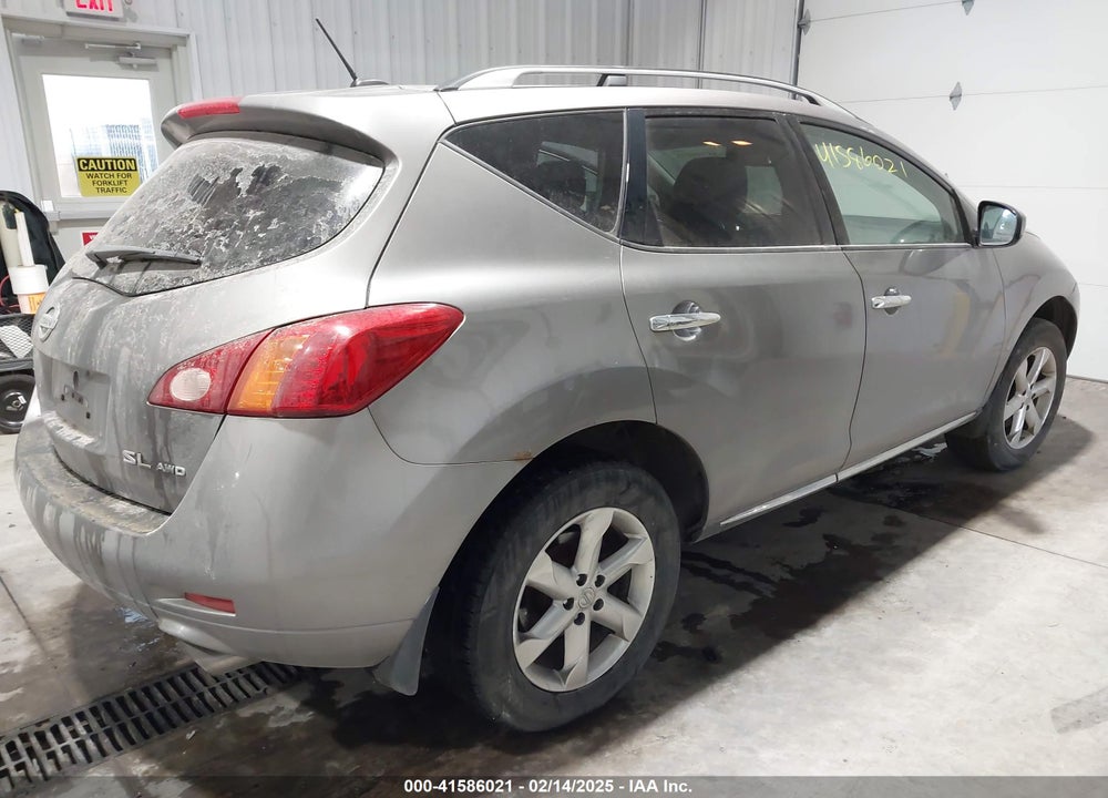 2010 NISSAN MURANO SL VIN: JN8AZ1MW9AW130683