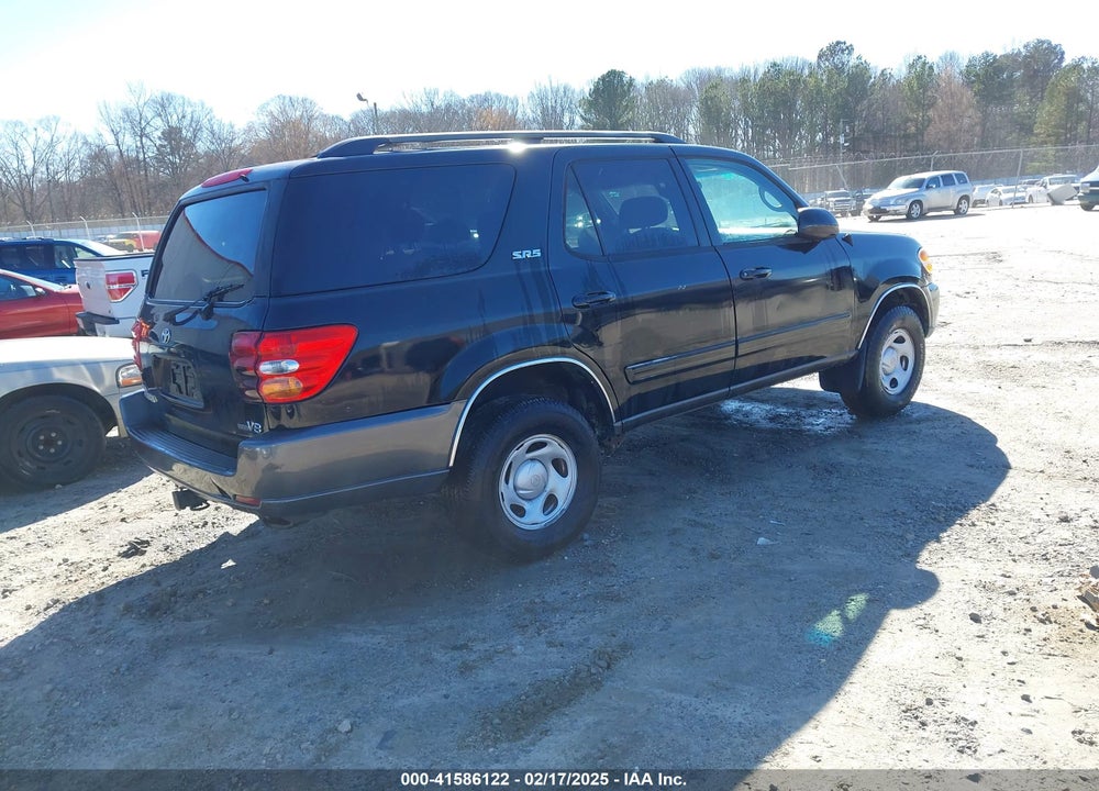 2004 TOYOTA SEQUOIA SR5 V8 VIN: 5TDZT34A54S205366