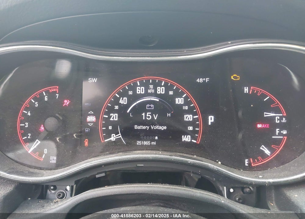 2015 DODGE DURANGO SXT VIN: 1C4RDJAG9FC245626