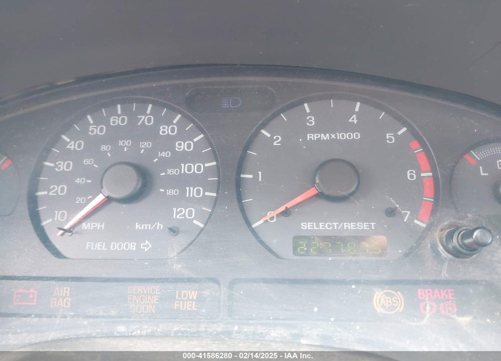 2002 FORD MUSTANG VIN: 1FAFP40432F104794
