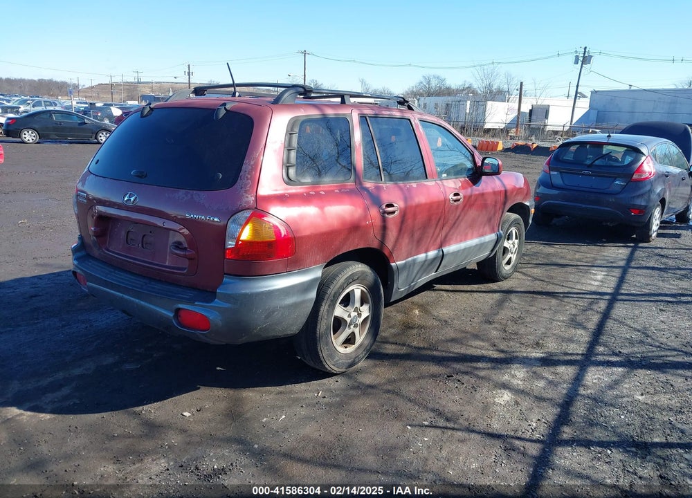 2004 HYUNDAI SANTA FE VIN: KM8SB12B74U773548