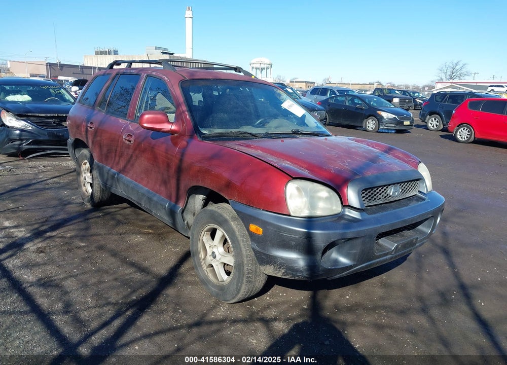 2004 HYUNDAI SANTA FE VIN: KM8SB12B74U773548