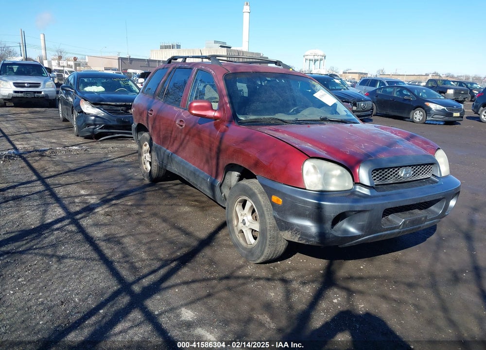2004 HYUNDAI SANTA FE VIN: KM8SB12B74U773548