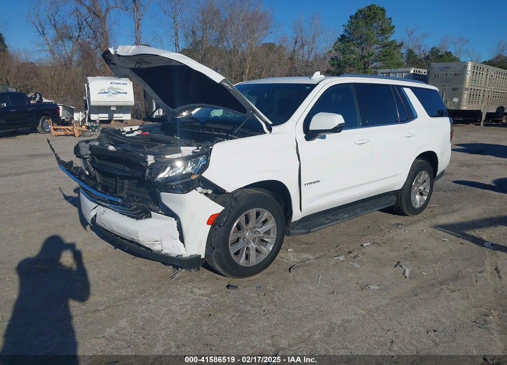 2021 CHEVROLET TAHOE 4WD LT VIN: 1GNSKNKD8MR103014