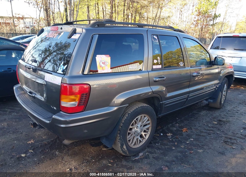 2004 JEEP GRAND CHEROKEE LIMITED VIN: 1J4GW58N44C417484