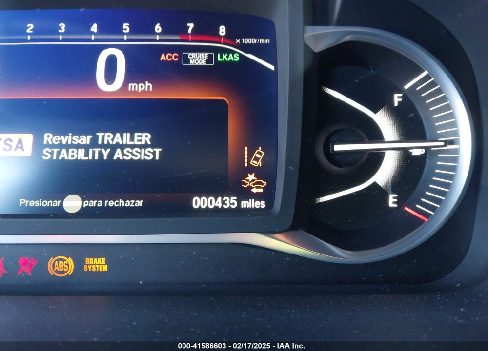 2025 HONDA PASSPORT VIN: 5FNYF8H53SB017413