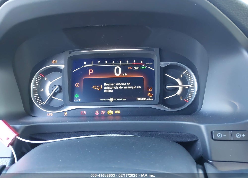 2025 HONDA PASSPORT VIN: 5FNYF8H53SB017413