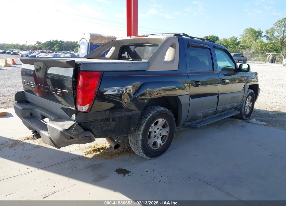 2003 CHEVROLET AVALANCHE 1500 VIN: 3GNEC13T63G170282