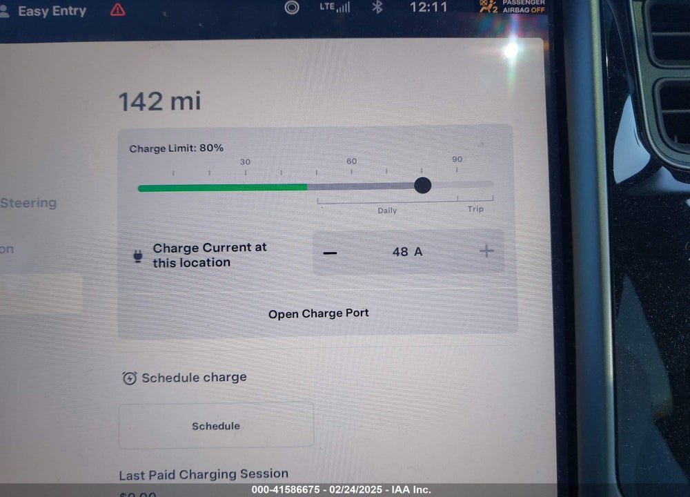 2020 TESLA MODEL X VIN: 5YJXCDE24LF230203