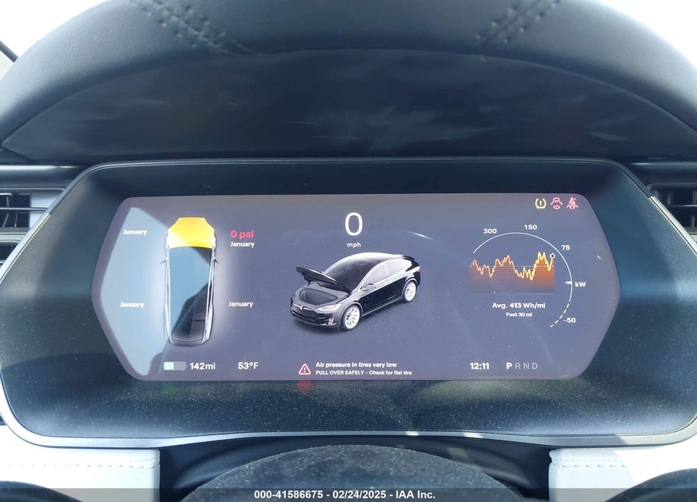 2020 TESLA MODEL X VIN: 5YJXCDE24LF230203