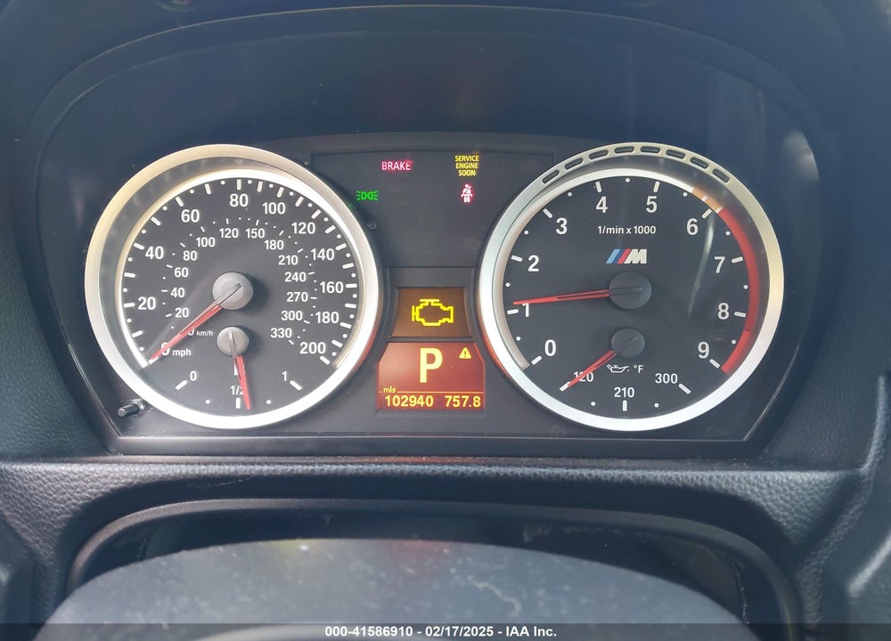 2013 BMW M3 VIN: WBSKG9C57DJ593607