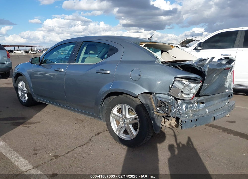 2010 DODGE AVENGER VIN: 1B3CC5FB8AN121942