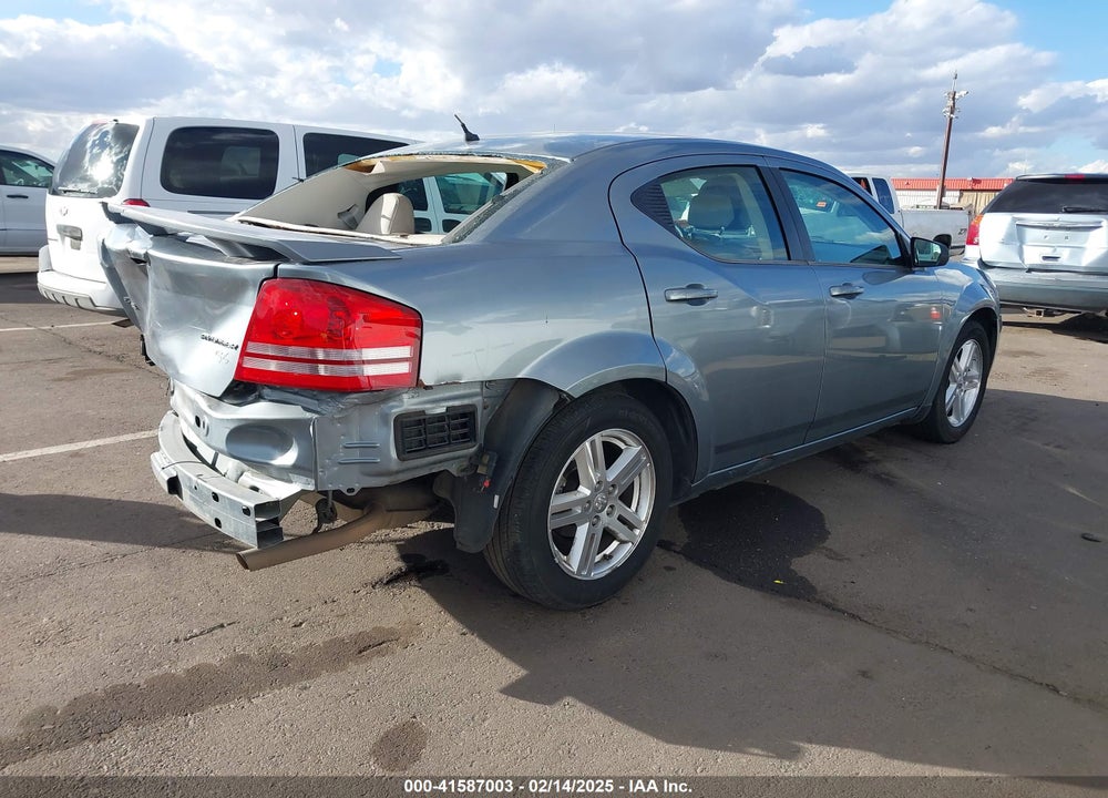 2010 DODGE AVENGER VIN: 1B3CC5FB8AN121942