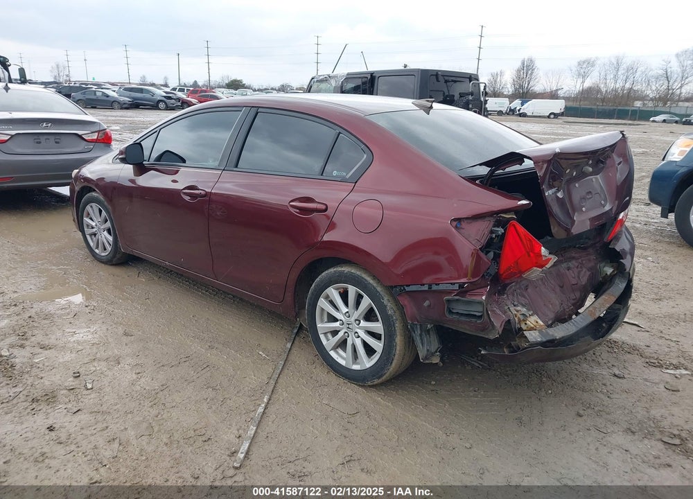 2012 HONDA CIVIC EX VIN: 19XFB2F84CE071338