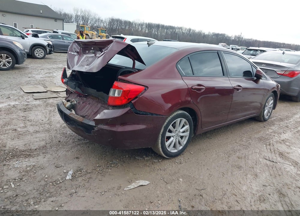 2012 HONDA CIVIC EX VIN: 19XFB2F84CE071338