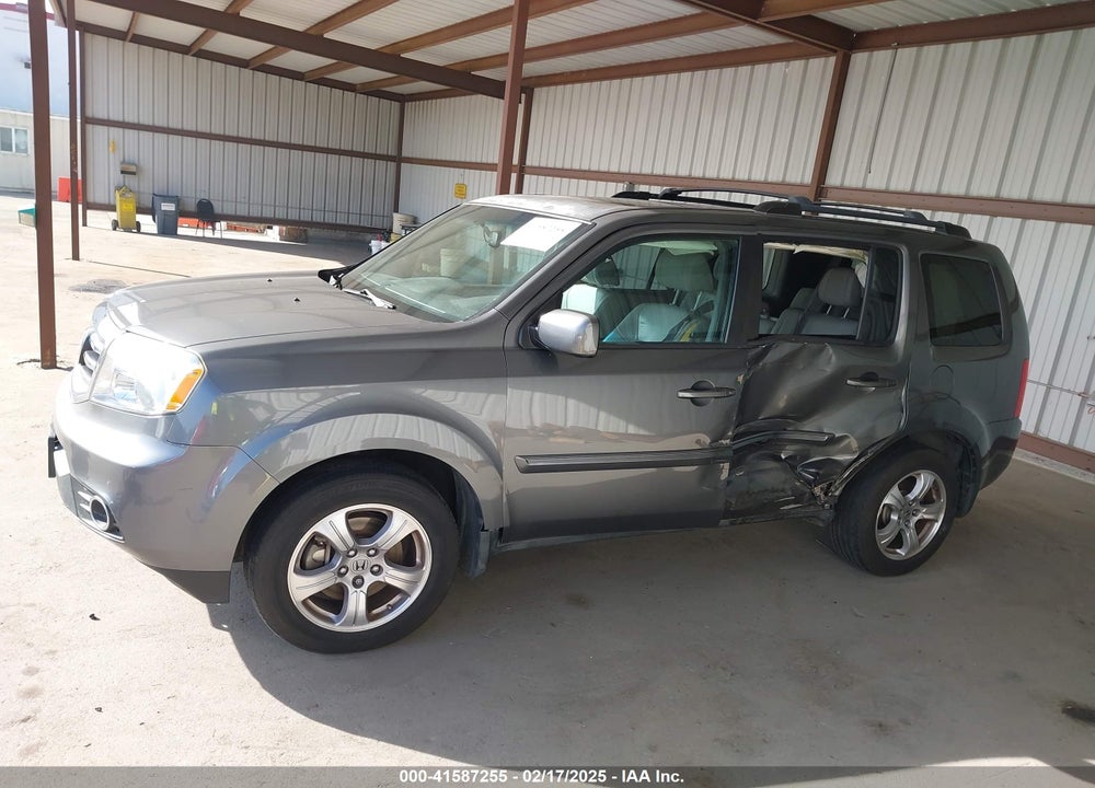 2013 HONDA PILOT EX-L VIN: 5FNYF4H59DB002300