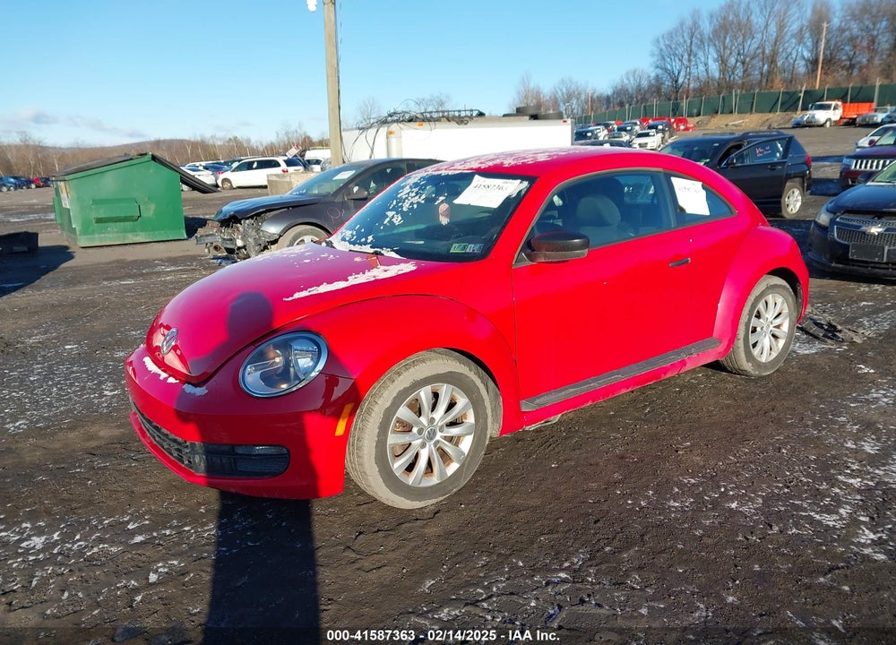 2014 VOLKSWAGEN BEETLE 2.5L ENTRY VIN: 3VWFP7AT1EM627377