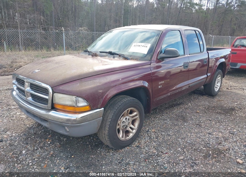 2002 DODGE DAKOTA SLT VIN: 1B7HL48N32S716822