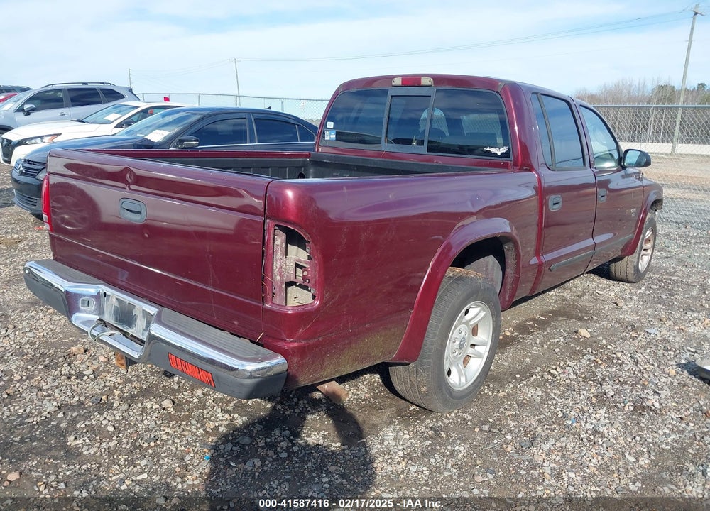 2002 DODGE DAKOTA SLT VIN: 1B7HL48N32S716822