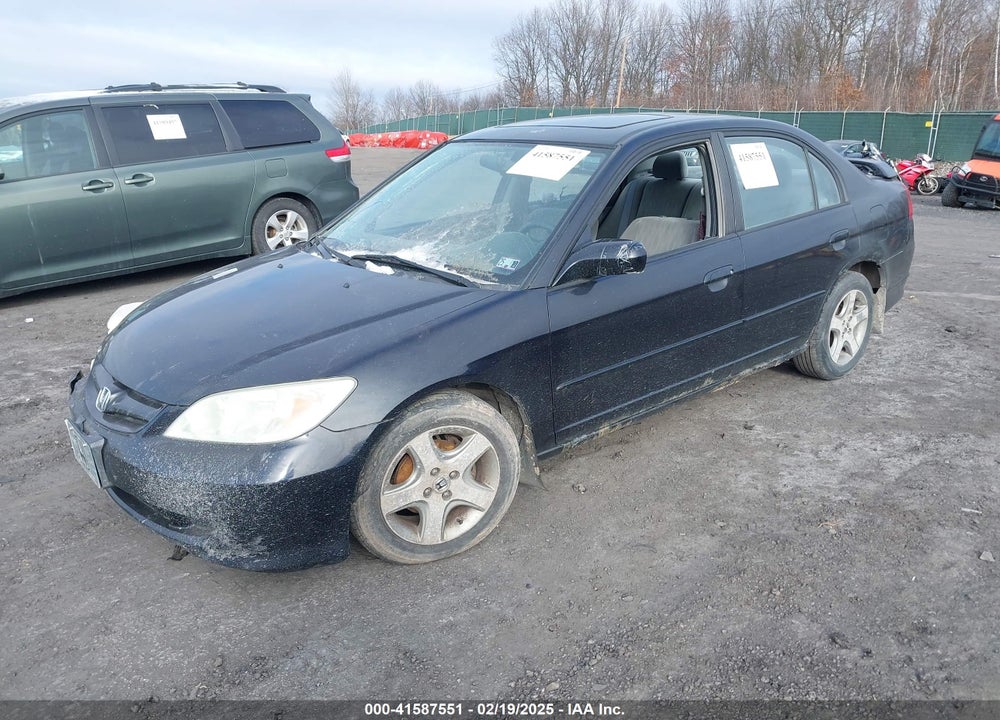 2004 HONDA CIVIC EX VIN: 2HGES26734H521913