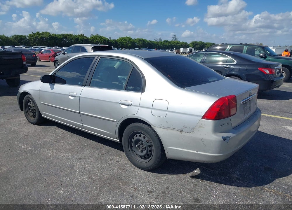 2002 HONDA CIVIC LX VIN: 2HGES16572H550532