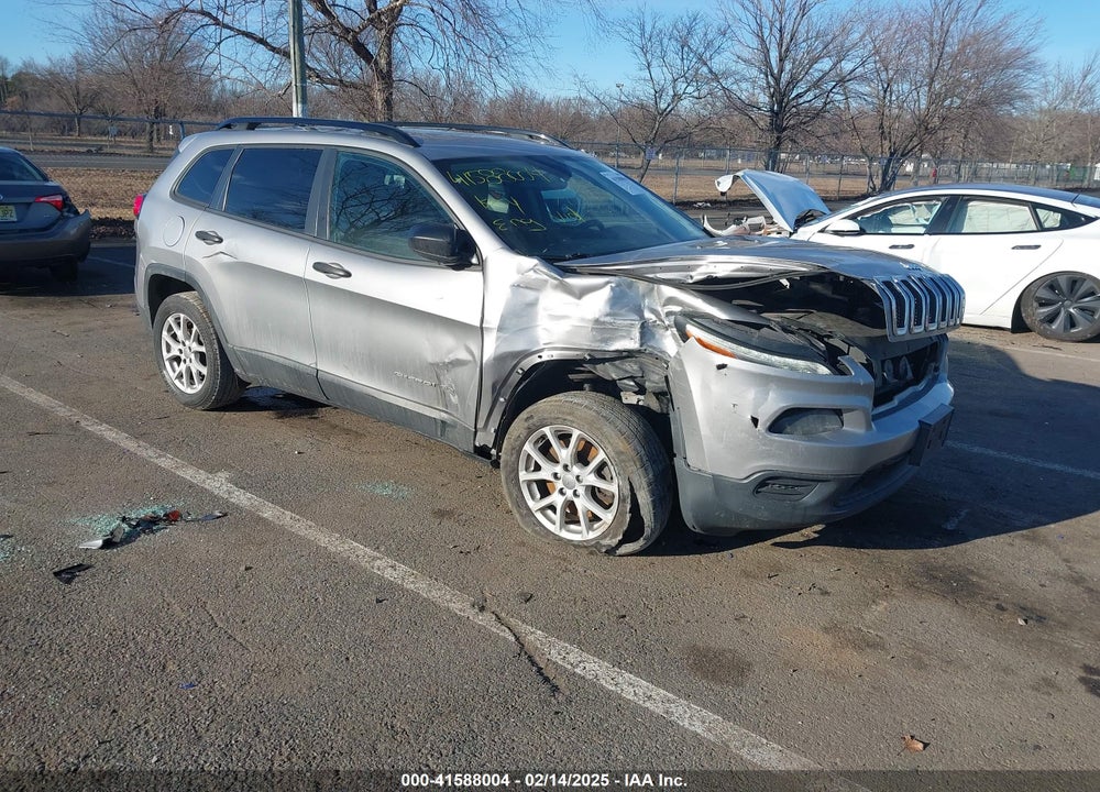 2016 JEEP CHEROKEE SPORT VIN: 1C4PJLAB7GW264854