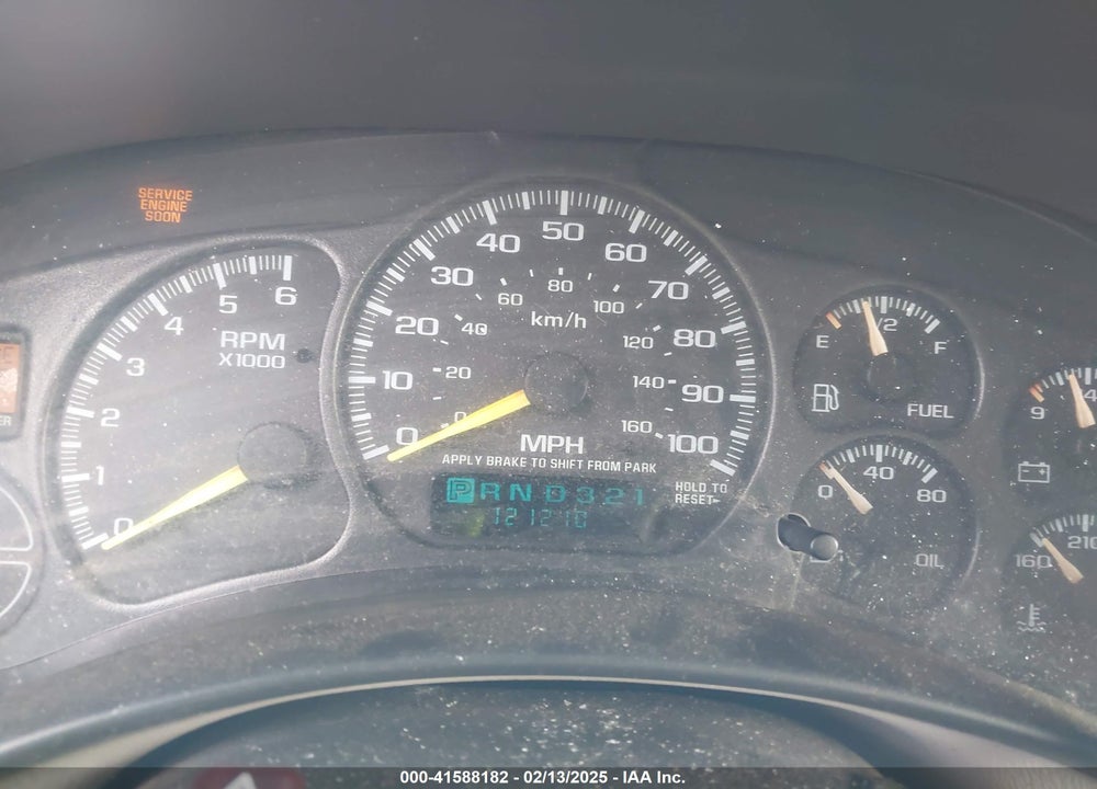 2000 CHEVROLET TAHOE ALL NEW LT VIN: 1GNEC13T2YJ107752