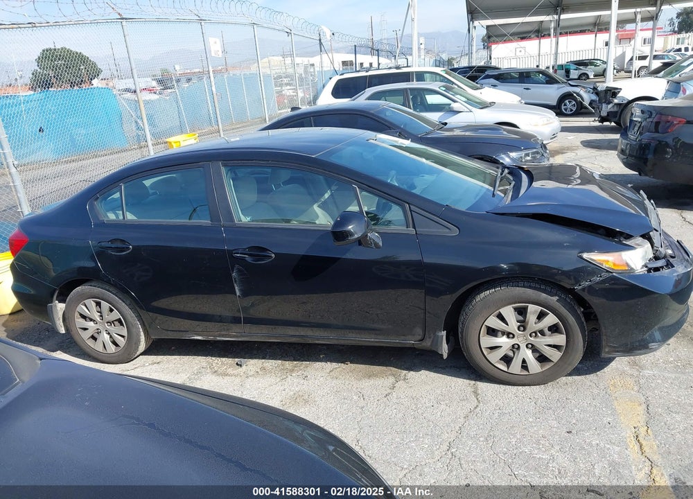 2012 HONDA CIVIC VIN: 19XFB2F53CE364900
