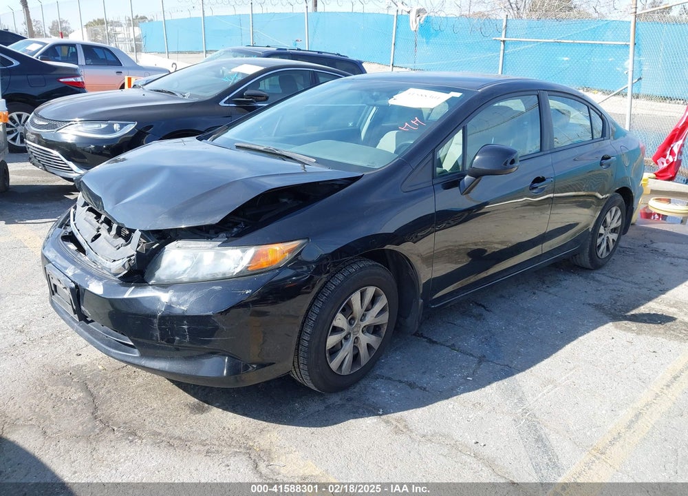 2012 HONDA CIVIC VIN: 19XFB2F53CE364900