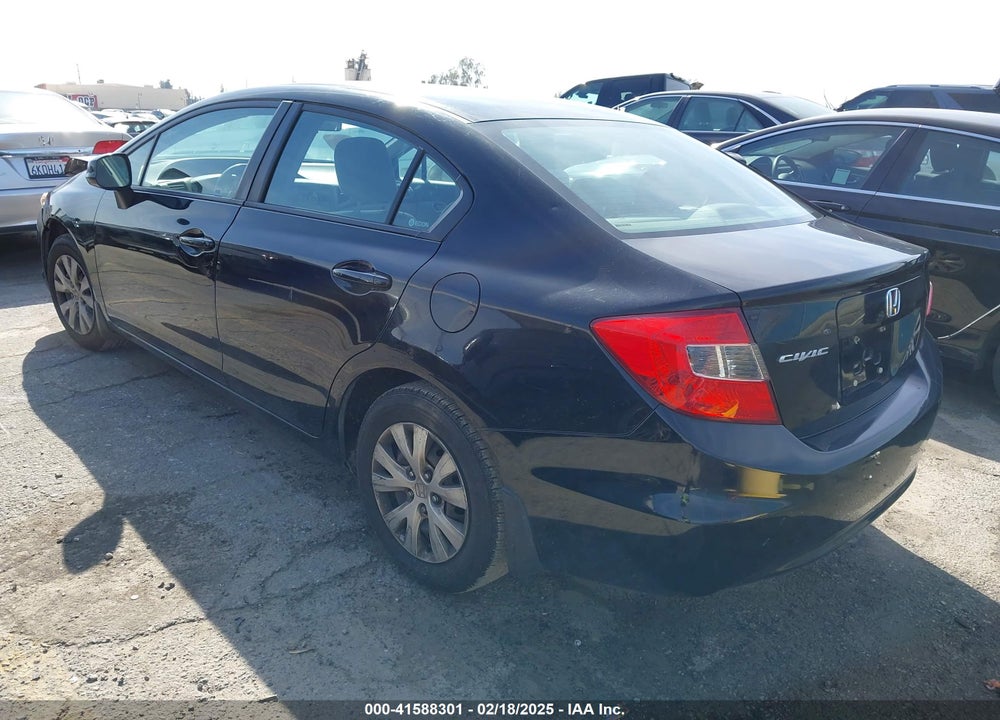 2012 HONDA CIVIC VIN: 19XFB2F53CE364900